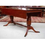 Large Regency style drop leaf table