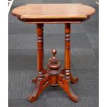 Mahogany occasional table