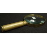 Trench art magnifying glass