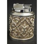 Thai sterling silver table cigarette lighter