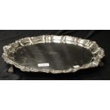 Good vintage silver plate serving tray