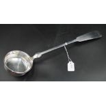 Good vintage German 'Hartmann' silver soup ladle