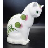 Large Wemyss Plichta ceramic cat figure