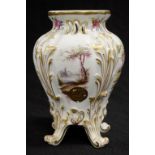 Mid 19th century German porcelain vase