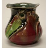 Remued pottery gumnut vase