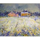 Doreen Gadsby (1926-2016) "Winter Farmland"