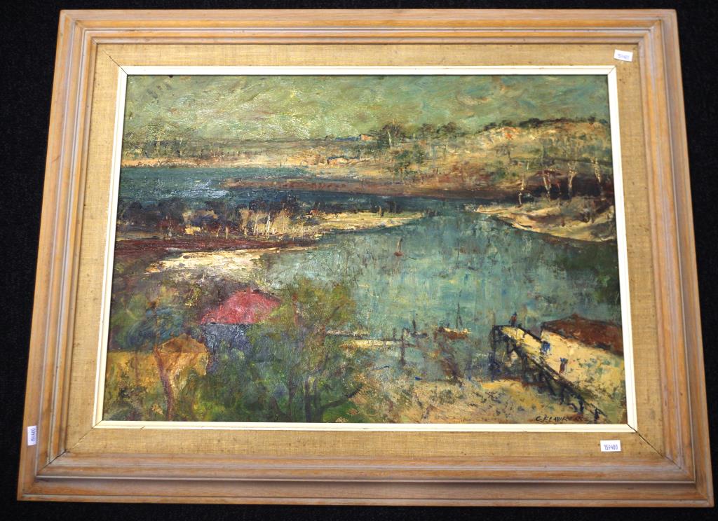 George Feather Lawrence (1901-81) "Victor Harbour" - Image 2 of 3