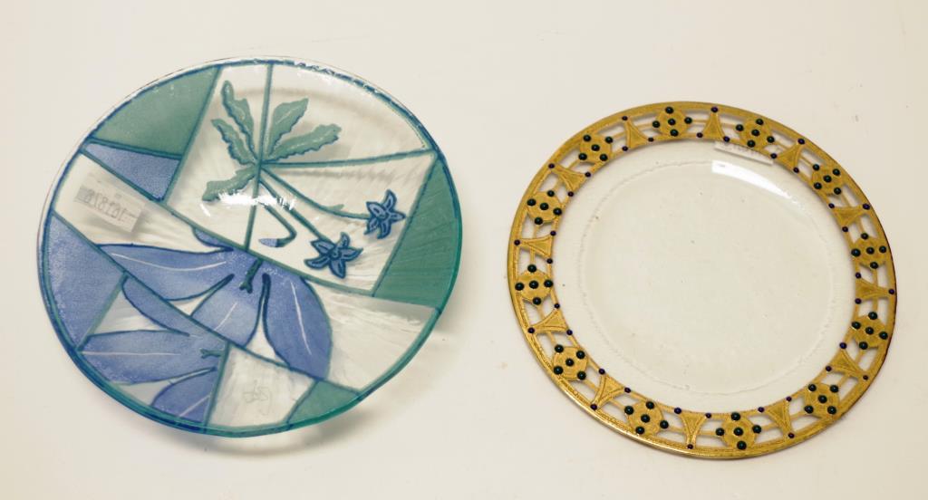 Two Peter Crisp Australian studio glass dishes - Image 6 of 6