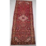 Hand made Iranian wool rug / hall runner