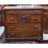 Colonial cedar chest of drawers