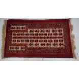 Vintage hand made Persian wool rug