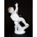 Good Herend Hungary Young Boy figure