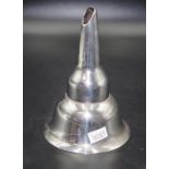 Silver plate wine funnel