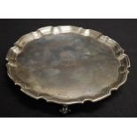 Sterling silver salver