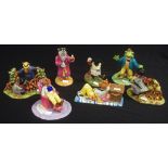 Seven Royal Doulton Wind in the willows figurines