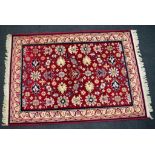 Hand made Middle Eastern wool rug