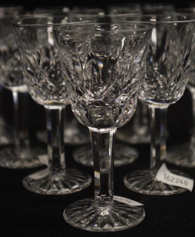 Ten Waterford crystal "Lismore" Sherry glasses - Image 3 of 3