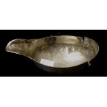 George III sterling silver pap bowl