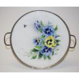 German porcelain gallery tray