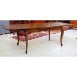 French Louis XVI style oak extension table
