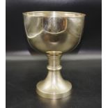 Vintage silver plate church chalice