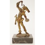 Vintage Gilded figure of a Circus performer