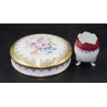 Limoges lidded trinket box and vase