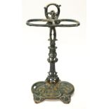 Victorian cast iron umbrella stand