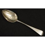 George III sterling silver tablespoon