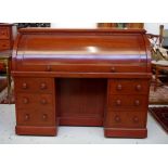 Antique cylinder desk