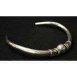 Indian silver jewellery choker necklet