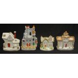 Four various C19th Staffordshire house figurines