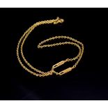 Antique 15ct yellow gold chain necklace