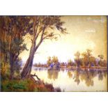 Alfred J. Coffey (1869-1950) River Scene