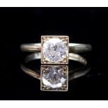 Australian Art Deco 0.77ct diamond ring
