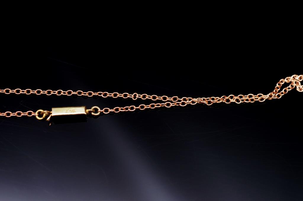 Rose 9ct gold fine chain - Image 4 of 4