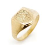 Sydney Roosters 9ct yellow gold signet ring