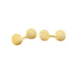 18ct yellow gold cufflinks