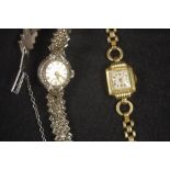 Vintage 14ct gold cased ladies watch