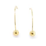 9ct yellow gold earrings