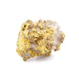 Gold and quartz specimen