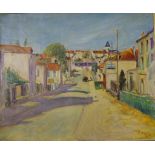 Lucien Adrion (French 1889-1953) Street Scene