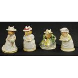 Four Royal Doulton Brambly Hedge figurines