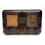 National valve / tube bakelite radio