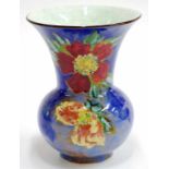 Royal Doulton ' Wild Rose ' hand painted vase