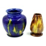 Two Australian of McHugh pottery vases