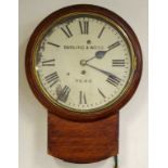 Darlington & Wood York single fusee wall clock