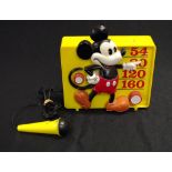 Vintage Mickey Mouse radio & microphone