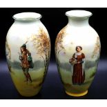 Pair of Royal Doulton vases