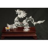 Swarovski crystal Chinese zodiac dragon & ball